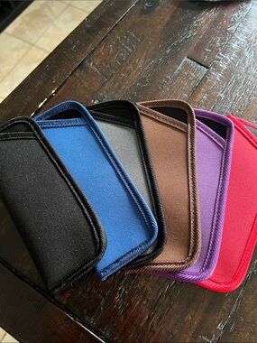 Neoprene Tech Sleeve Bundle in Black, Blue, Gray, Brown, Purple, Red